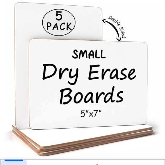 Dry erase board 5pack - Picture 2 of 5